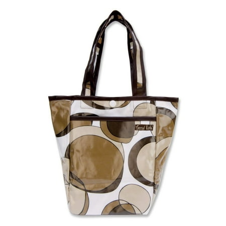 Trend Lab Brown Bubbles - Trend Lab Mini Diaper Tote Bag, Bubbles Brown