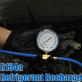 thumbnail image 3 of ACR134A Refrigerator Freon Recharge Kit AC Charge Hose with Gauge, Piercing Can Tap and Self-Sealing Adapter, 3 of 7