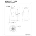 thumbnail image 1 of Gourmetier KDH8506 Kitchen Faucet Sprayer, Naples Bronze, 1 of 2
