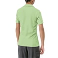 thumbnail image 3 of DORKASM Womens Polo Shirts Short Sleeve Button Lapel Collared Summer Tops Business Casual Basic Tees Light Green S, 3 of 7