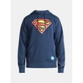 thumbnail image 5 of Superman Men's and Big Men's Embossed Graphic Hoodie, Sizes XS-3XL, 5 of 5
