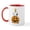 White/Red Inside, variant on CafePress - Snoopy And Woodstock Hall 15 Oz Ceramic Large Mug - 11 oz Ceramic Mug - Novelty Coffee Tea Cup