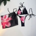 thumbnail image 6 of Women Bathing Suits Womens Bikini Stylish Floral Print Tankini Swimsuit Bikini With Design for Beach, 6 of 7
