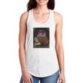 thumbnail image 1 of Masked Matoaka Racerback Tank Women -Jennifer Goldberger Designs, Female Large, 1 of 4