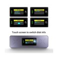 thumbnail image 4 of I9X Smart M.2 NVMe / SATA SSD Enclosure, USB 3.2 Gen 2 10Gbps, External M2 Adapter Case Support M-Key B+M Key UASP Trim, 4 of 5