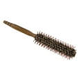 thumbnail image 2 of HILABEE Brosse Ronde avec Manche en Bois, Petite Brosse Ronde Démêlante pour Hommes, Femmes P, 2 of 7