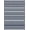 Blue White, Pattern 5, variant on ODIKA 8'x10' Washable Area Rug Gingham Border Frame Wide Band Alternating Stripe Striped Stripes for Living Room, Under Sectional, Family , Durable, Non-Slip
