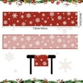 thumbnail image 2 of Christmas Red Table Runner Snowflake Christmas Winter Holiday Classic Christmas Decoration for Home Indoor and Outdoor Living Room Kitchen Table (14x72 Inch), 2 of 7