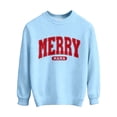 thumbnail image 4 of Boys Long Sleeve Crewneck Print Sweatshirt Soft Lined Thermal Pullover Top For Kids Winter Holiday Casual Wear, 4 of 4