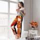 thumbnail image 5 of Fotbe Happy Thanksgiving Three Gnomes Pantalones de Pijama para Mujer, Pantalones de Dormir, Pantalones Pj con Cordón y Bolsillos-Small, 5 of 6