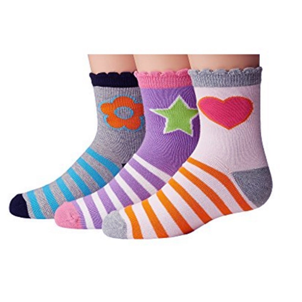 Jefferies Socks Little Girls  Ballerina Socks Pack of 3