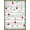 Red, Pattern 5, variant on ODIKA 8'x10' Machine Washable Non-Slip Area Rug, Rhythmic Score Crochet Canvas Festive Handicraft High Traffic Rug, Ivory, 642612
