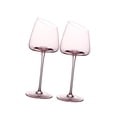 thumbnail image 3 of Copas de vino, copa de cristal, copas de vino rosa, cristalería de vino, para el regalo de la madre, boda, aniversario de boda único, 240 mm Sunnimix Copas de champán, 3 of 8