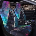 thumbnail image 2 of Uemuo Colorful Plant Wolf Pattern Car Seat Covers for Front Seats Waterproof Seat Covers for Cars, Universal Auto Front Seats Protector Fits for Car-1, 2 of 6