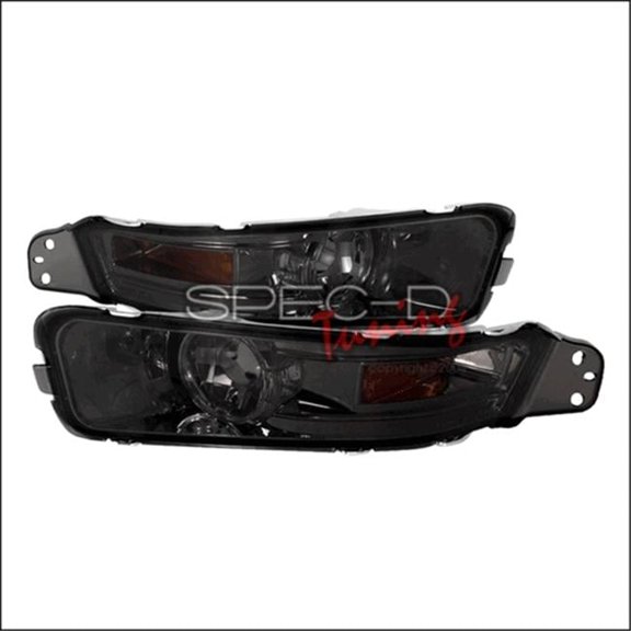 Spec-D Tuning Bumper Lights for 05 to 09 Ford Mustang- Smoke - 10 x 19 x 25 in.