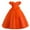 Orange, variant on Utoimkio Girls Long Evening Gown Dress Summer Mesh Maxi Dress Short Sleeve Princess Party Dresses for Girls 3-12 Years
