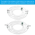 thumbnail image 5 of Uxcell 105mm (4.13") Universal Light Fixture Mounting Bracket Kit, 2set Light Crossbar Plate for Close To Ceiling Light, 5 of 6