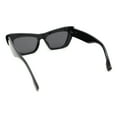 thumbnail image 4 of Womens Stylish Palm Tree Deco Mod Cat Eye Retro Sunglasses All Black, 4 of 4