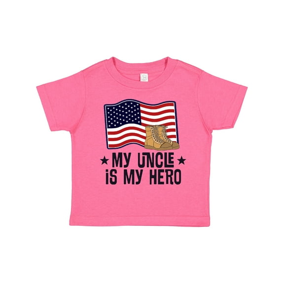 Inktastic My Uncle is My Hero Military Nephew Boys or Girls Toddler T-Shirt