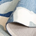 thumbnail image 6 of SAFAVIEH Rodeo Ruadhan Abstract Wool Area Rug, Ivory/Navy, 5' x 8', 6 of 7