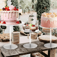 thumbnail image 2 of Acrylic Cake Stand,Clear Stand Round Tall for Dessert Table Display, Wedding, Event, Birthday Party, 2 of 8