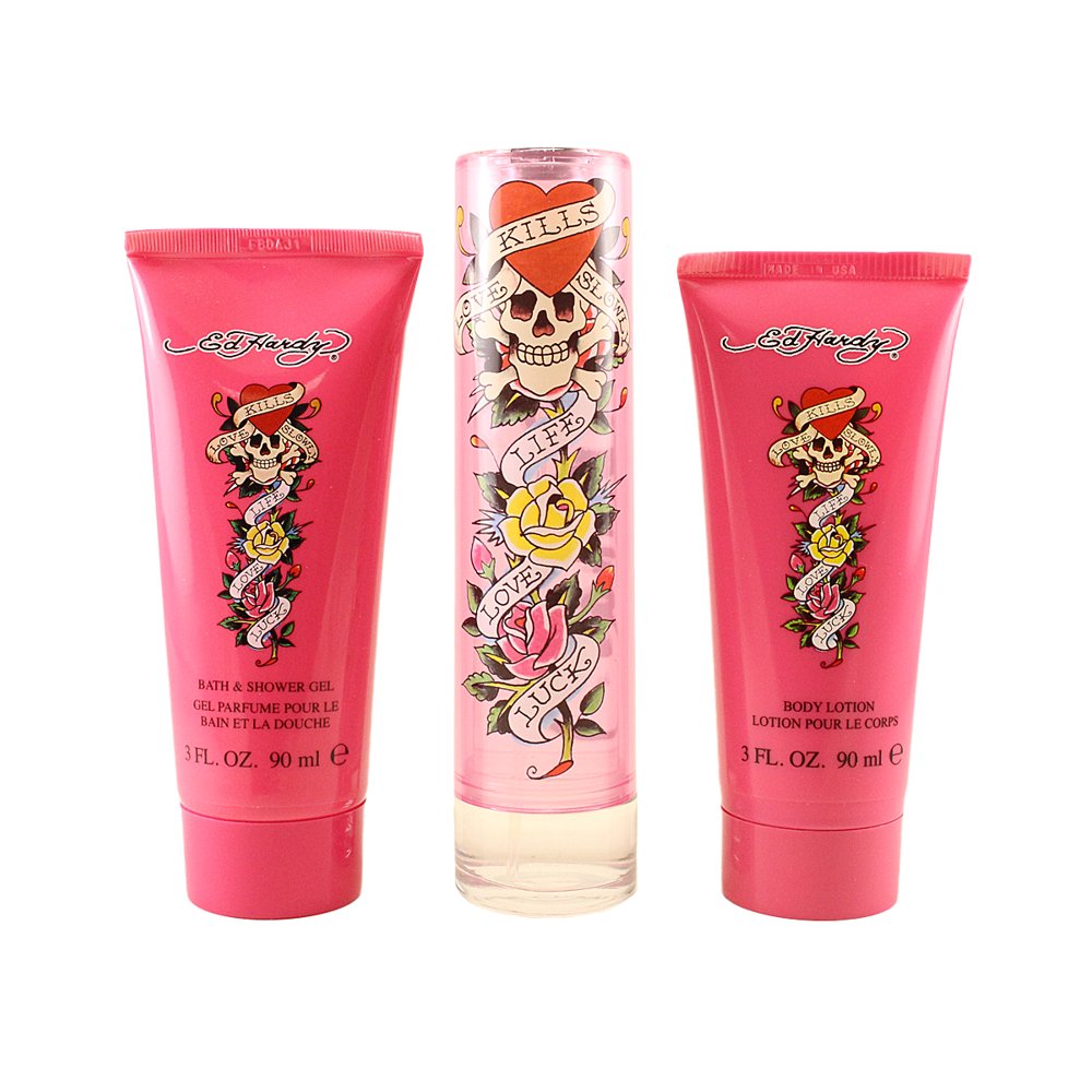 Ed Hardy 3Piece Cologne Gift Set