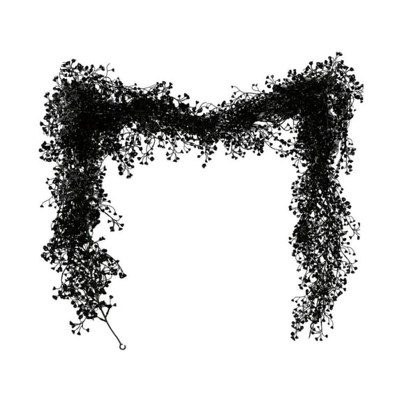 6FT Halloween Decoration Artificial Leaf Garland - Halloween & Fall Rattan Vine Decor for Mantel, Stairs & Party Decoration