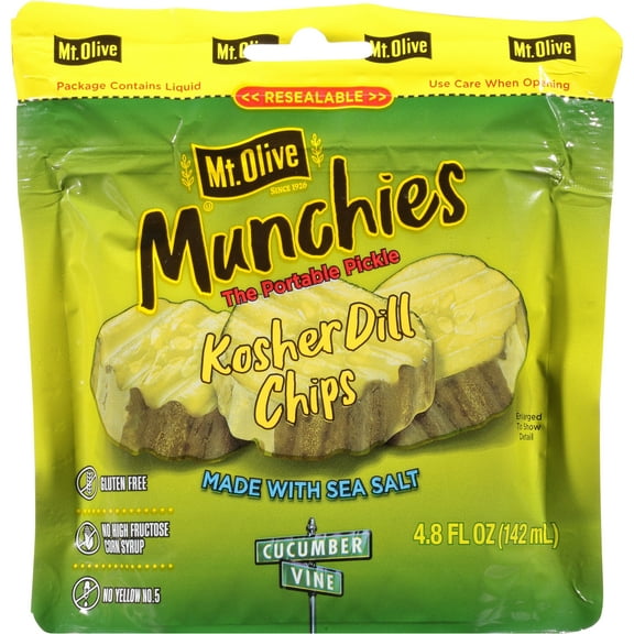 Mt. Olive Munchies The Portable Pickle Kosher Dill Chips