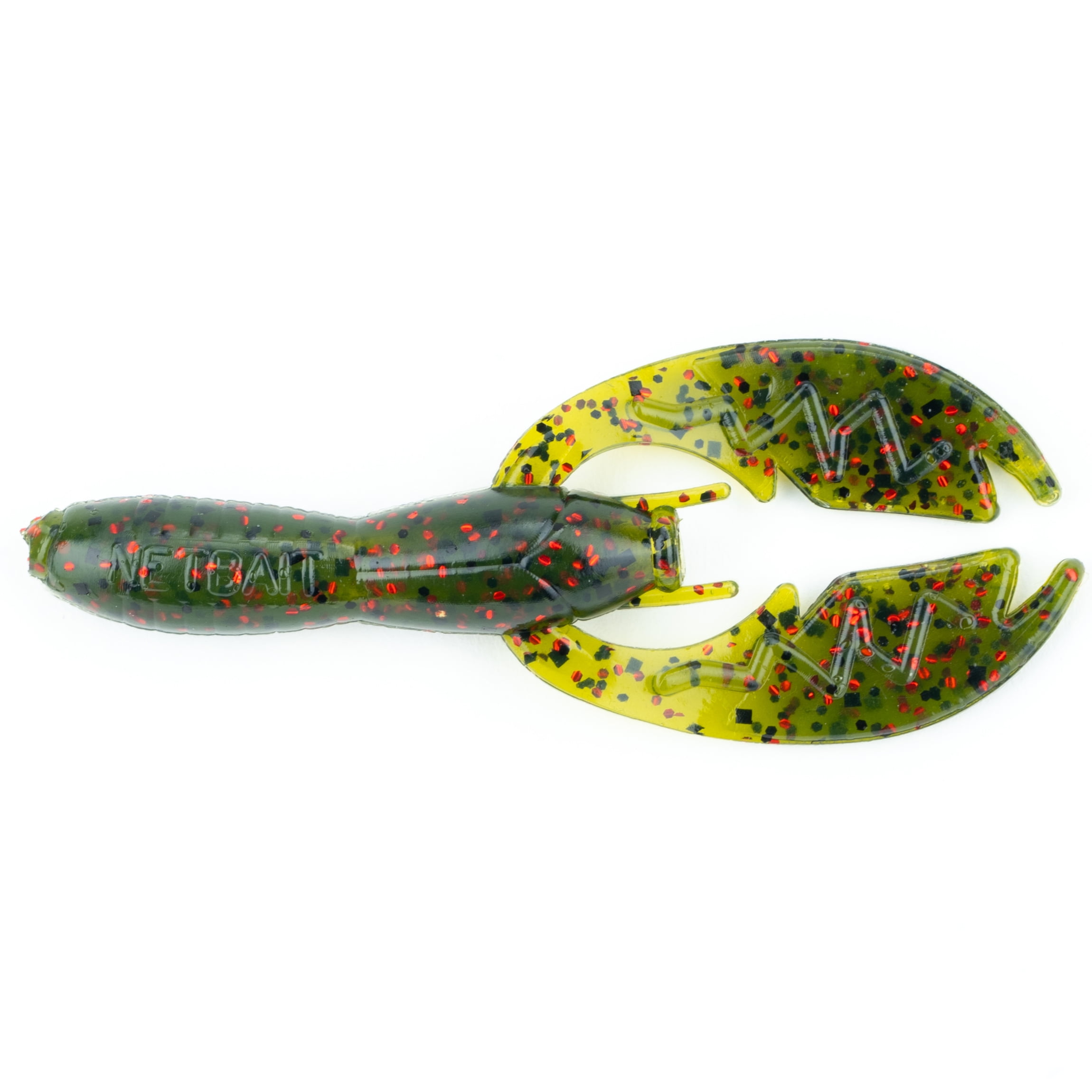 NetBait Baby Paca Craw, Watermelon Red, 9pc Crawfish, Fishing Soft Baits