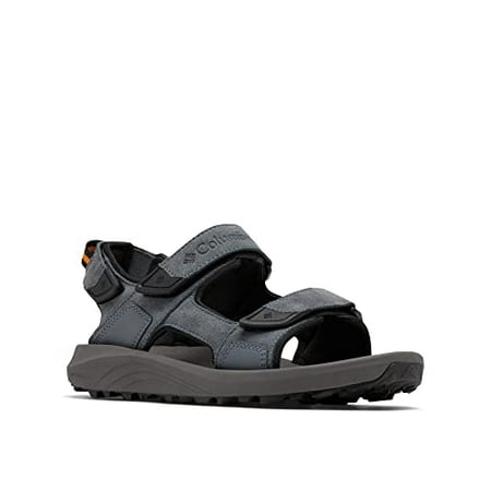 Columbia Men's Trailstorm Hiker 3 Strap Sport Sandal, Graphite/Black, 13