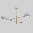 thumbnail image 2 of Large Stilnovo Style Diabolo Articulated Brass Wall Lamp Sconce Mid-Century Modern Brass Wall Lamp, 2 of 6