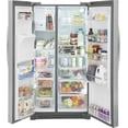 thumbnail image 4 of FRIGIDAIRE GRSC2352AF SIDE BY SIDE FREESTANDING REFRIGERATOR Stainless Steel, 4 of 7