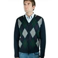 thumbnail image 3 of Blue Ocean Mens Cardigan Argyle Button Down Sweater (sw-299), 3 of 3