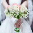 thumbnail image 3 of Beautiful Simulation Wedding Bouquet Bridal Holding Flower Wedding Decoration Photo Props, 3 of 8