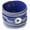 Blue, variant on Snap Jewelry Wide Cuff Bracelet with Blue Rhinestones and Adjustable Suede Strap 18MM