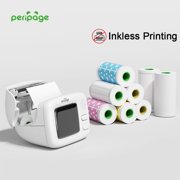 PeriPage A2 Portable Bluetooth Thermal Printer - High Definition Printing, Ink Free, Wireless Connection, Suitable for Student and Office Use