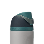 Owala FreeSip Stainless Steel Water Bottle, 24oz, Gray Whale