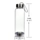 thumbnail image 3 of Botella de agua de cristal - recuperación natural - vidrio / acero inoxidable, 3 of 4