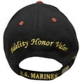 thumbnail image 3 of 3rd Marine Division Fidelity Honor Valor US Marine Black Red Embroidered Cap Hat, 3 of 5