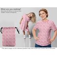 thumbnail image 5 of oneOone Rayon Light Pink Fabric Geometrical Sewing Material Print Fabric By The Yard 56 Inch Wide, 5 of 5