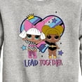thumbnail image 3 of LOL Surprise! - LOL Heart - Toddler And Youth Crewneck Fleece Sweatshirt, 3 of 5