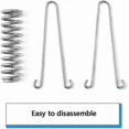 thumbnail image 3 of Spring Rope Buckle, 4 Pcs High Tensile Stainless Steel Spring Tensioner Spring, 3 of 5