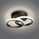 thumbnail image 2 of Lámpara Decorativa LED Lo Necesito Haros | Modelo BL-18W Negro, Luz Cálida, Diseño de Anillos Superpuestos, 1 Pieza, 2 of 4
