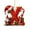 X, variant on yulier 26 Initial Letter Christmas Ornaments, Personalized Christmas Alphabet Ornaments Cute Santa Claus Pendant Christmas Tree Hanging Decorations Xmas Gifts for Family (B)