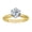 Yellow Gold, variant on 1.25 Carat IGI Certified Round Brilliant Cut/Shape 14K White Gold Solitaire Diamond Engagement Ring 6 Prong (H-I Color, I2 Clarity Center Stones) 14K Yellow Gold Size: 7