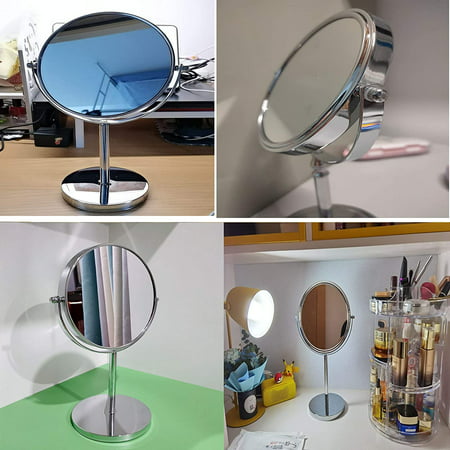 Round Makeup Mirror Vanity With, Round Vanity Mirror With Stand