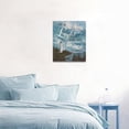 thumbnail image 4 of Lighthouse Wall Art Christian Nautical Wall Decor Ocean Coastal Bible Verse Pictures Lighthouse Scripture Canvas Prints Painting Decorations Framed Artwork for Bathroom Bedroom 16"x20", 4 of 6