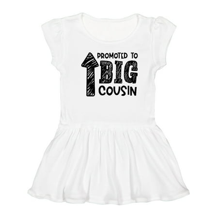 

Inktastic Promoted to Big Cousin Girls Toddler Dress