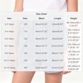 thumbnail image 4 of SROBPTY Teen Girls Summer Shorts Solid Elastic Waist Denim Pants for 2-13Y, 4 of 5