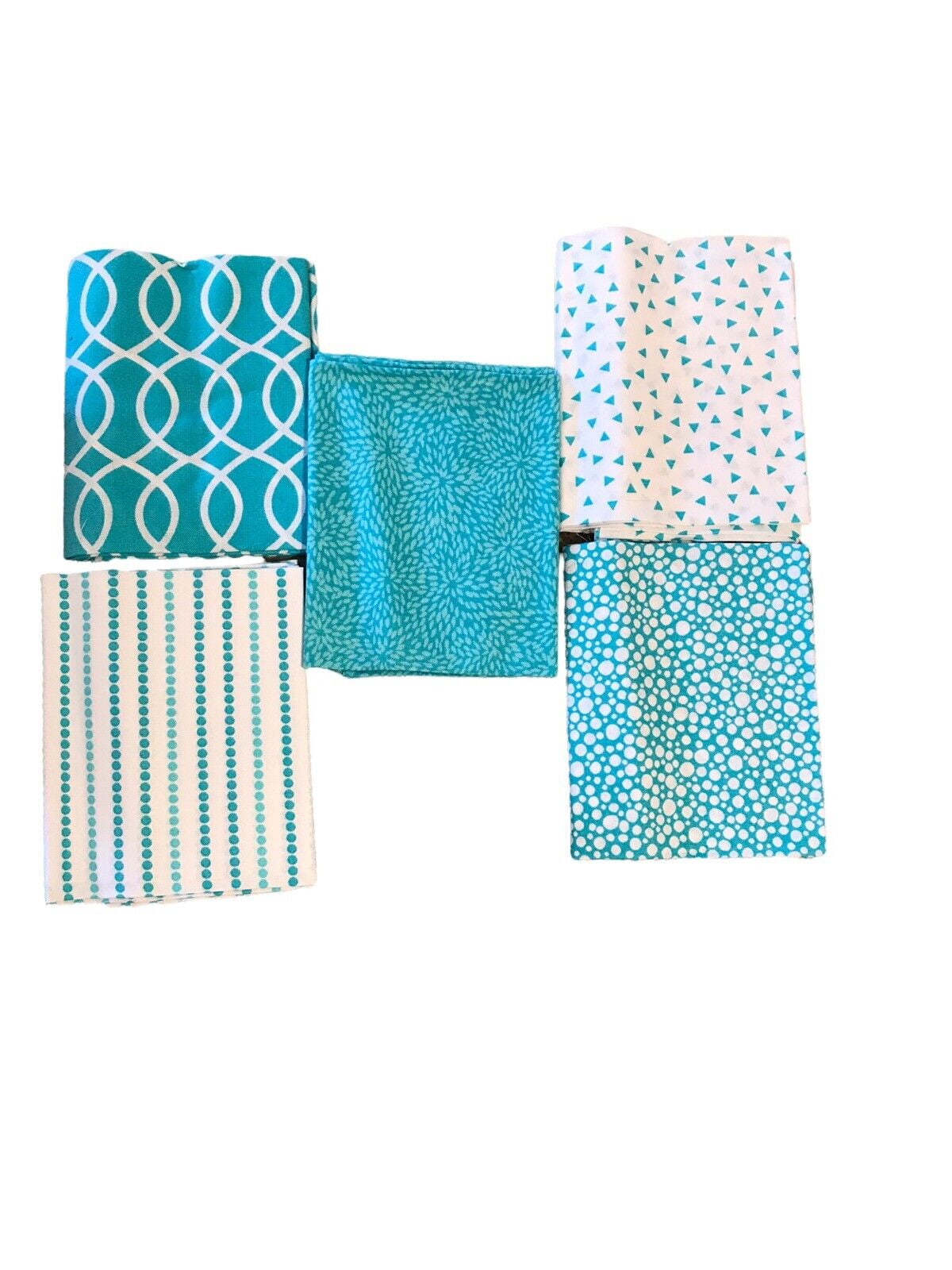 (2 pack) Waverly Inspirations 21" x 0.5 yd 100% Cotton Sewing & Craft Fabric, Blue and White